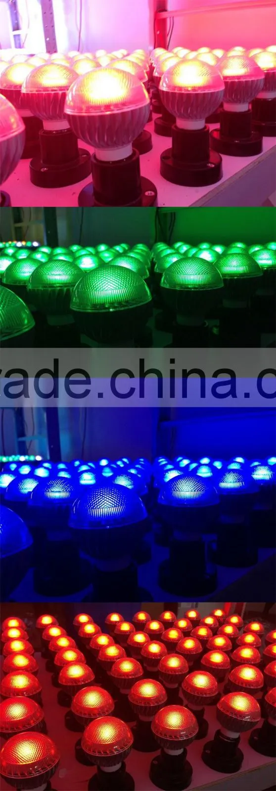 3w RGB LED multi-color e27 led light bulb with remote