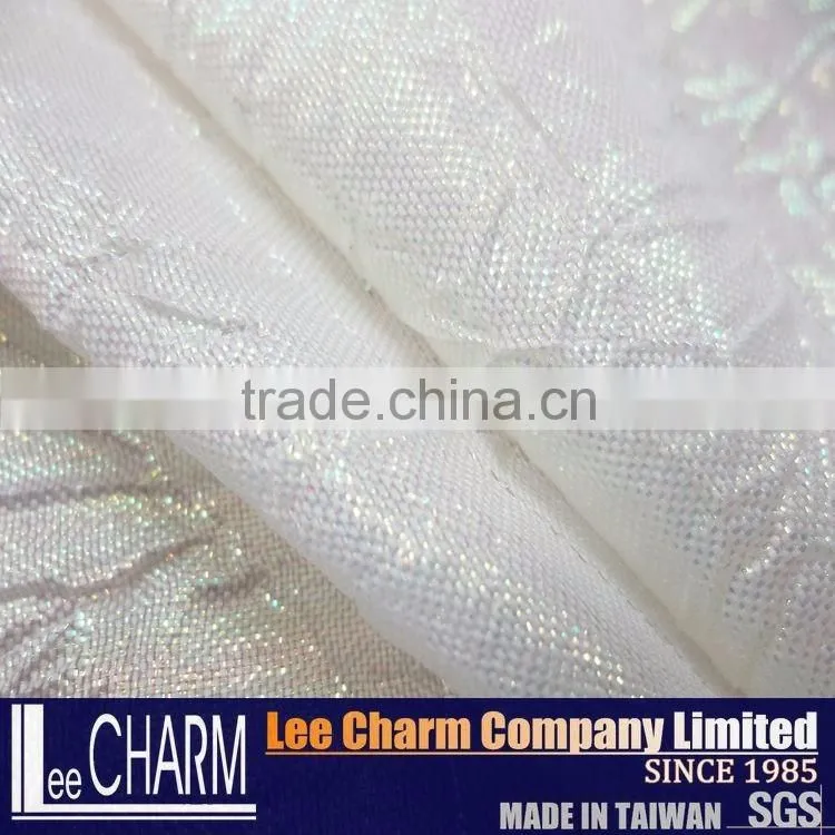 100% Polyester Metallic Luster Textile Fabric