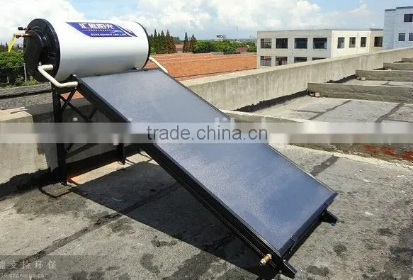 compact flat plate solar water heater system with direct/open loop (active)