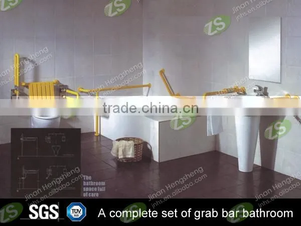 Toilet safety handrail ,bathroom handricap stainless steel grab bar