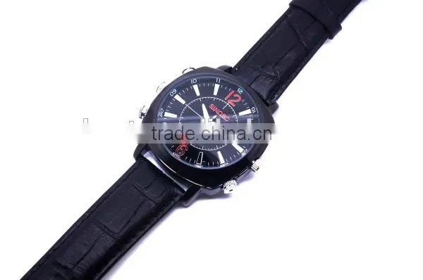 HD waterproof wrist watch spy camera hidden with optional memory