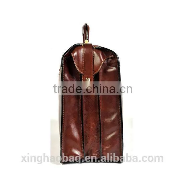2014 Western style briefcase tool boxes secret compartment briefcase,men genuine leather briefcase