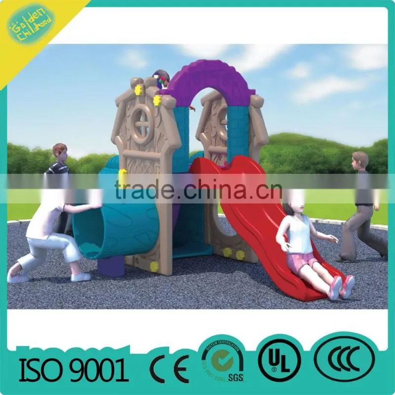 kindergarten baby slide , outdoor small children plastic slide