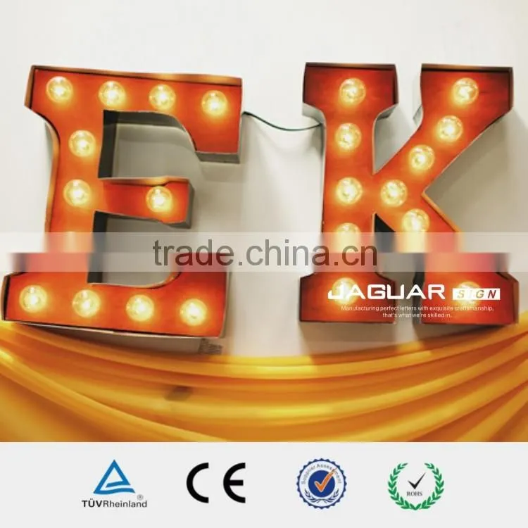 Wholesale high quality and good price 3d illuminated led marquee letter