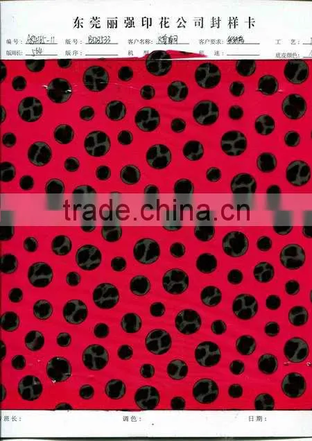 lepoard dot design heat transfer film for printing