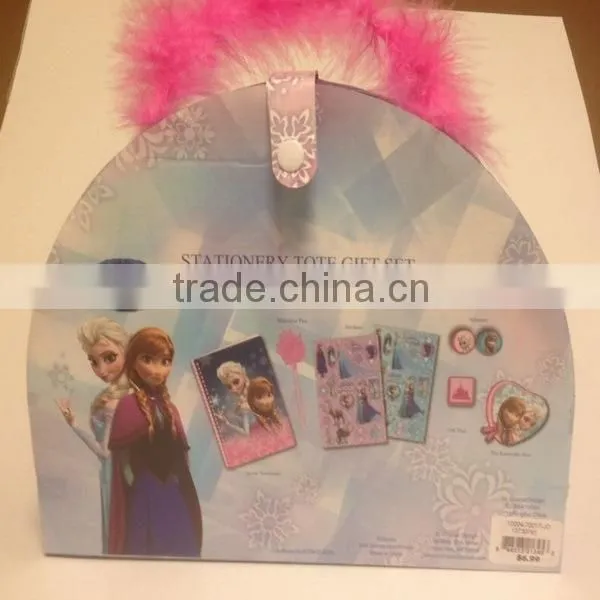 children cartoon kids mini office school frozen stationery gift set