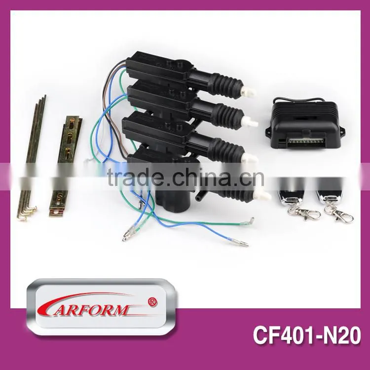 Easy installed remote central locking door system for cars with metal remote LED indicator