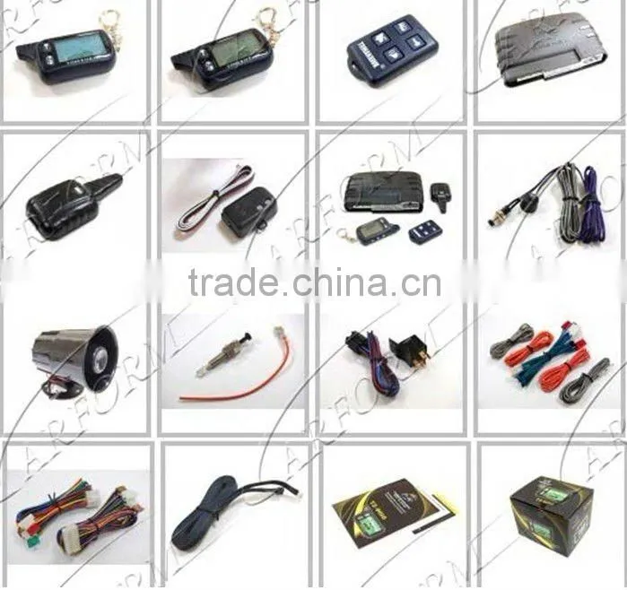 Hot Selling Russian Version Tomahawk tz9010 two way car alarm security system