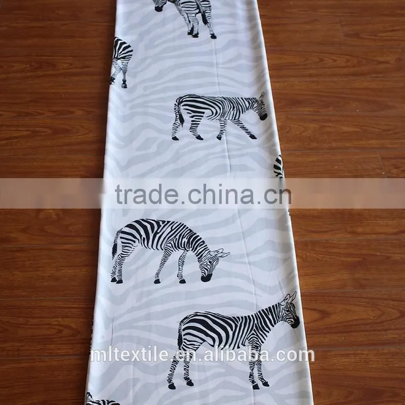 Eco-friendly organic printed bamboo fabric textile