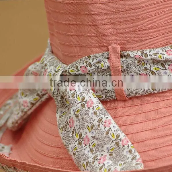 2014 fashionable woven paper hat for laydies/girls