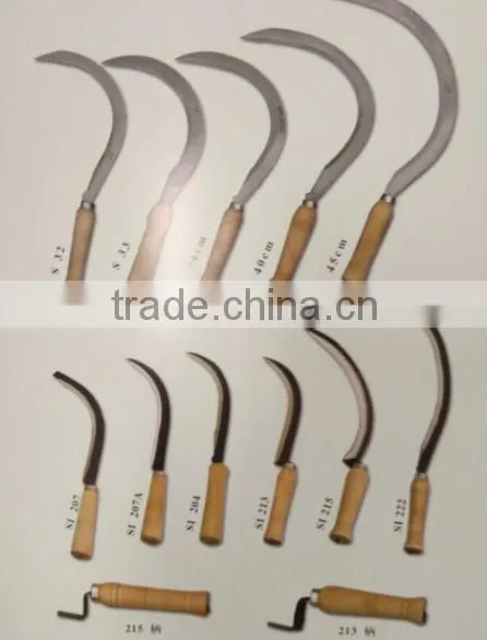 Sickle S34/ Garden and agriculture harvest steel grass farming sickle