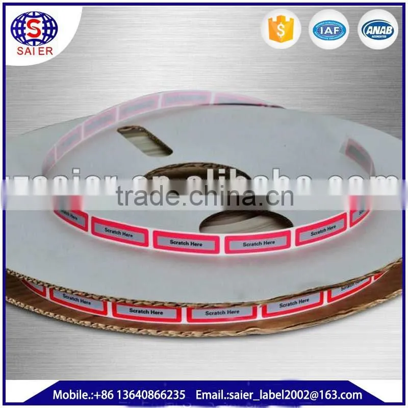 Tamper evident security tape void label