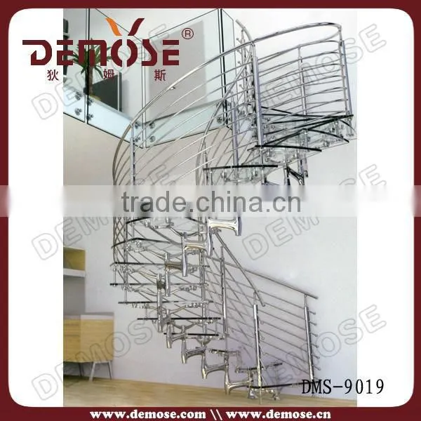 prefabricated plexiglass stairs,indoor plexiglass stair handrail outdoor