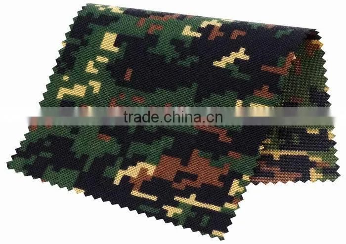 army green nylon cordura fabric with PVC coating for military bags