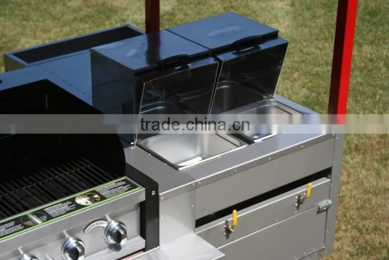 hot dog food cart CE approved hot dog food cart