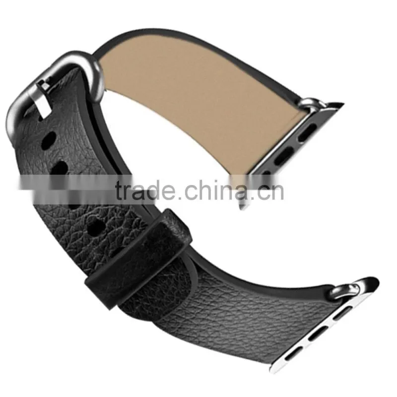 SHENGO Wholesale Cheap PU Leather Watch Strap for Apple Watch