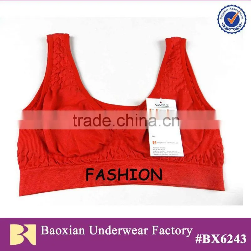 Nylon/Spandex Seamless Lady Bra