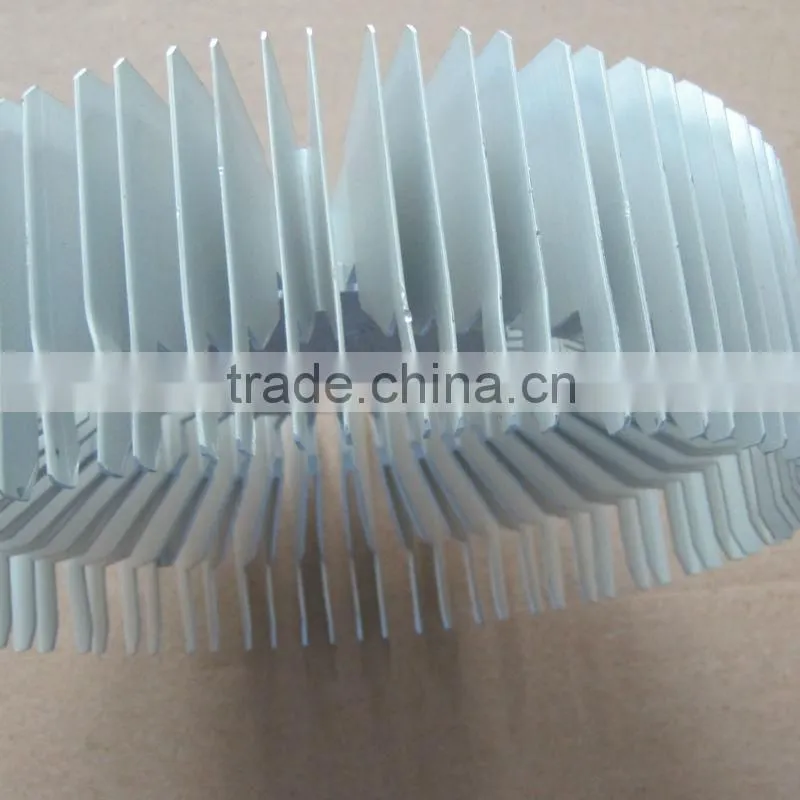 Clear anodize 6000/7000 sezies aluminum heat sink by cutting from extrusion profile EP-087