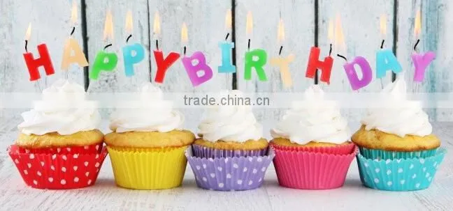 PE Paper Cupcake Liners Roll Up Mouth Baking Cup for cakes