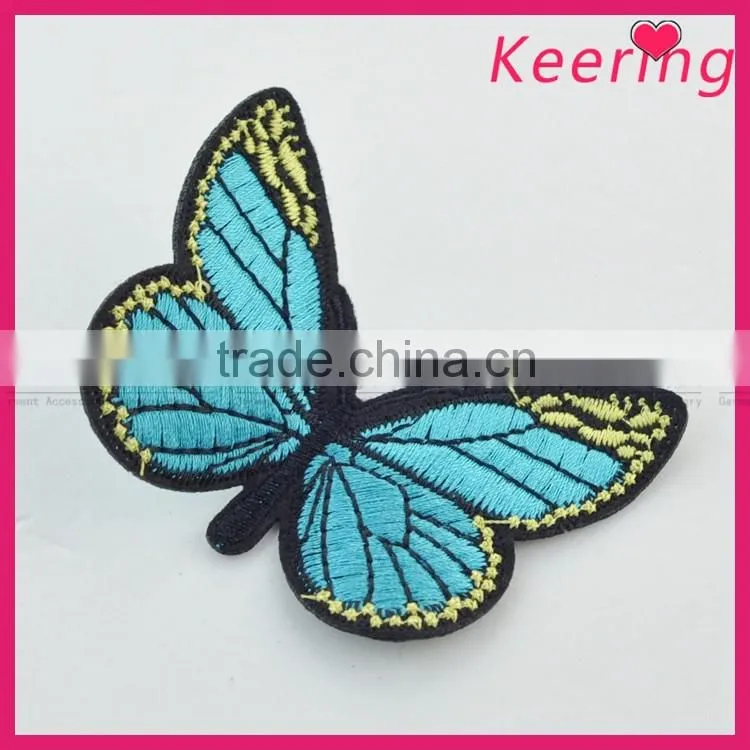 hot Vivid butterfly designs sew on garment