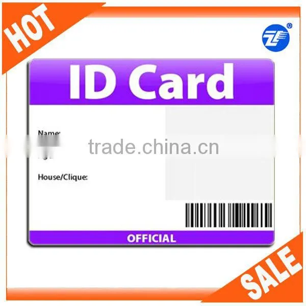 Eco-Friendly Custom Made plastic card barcode