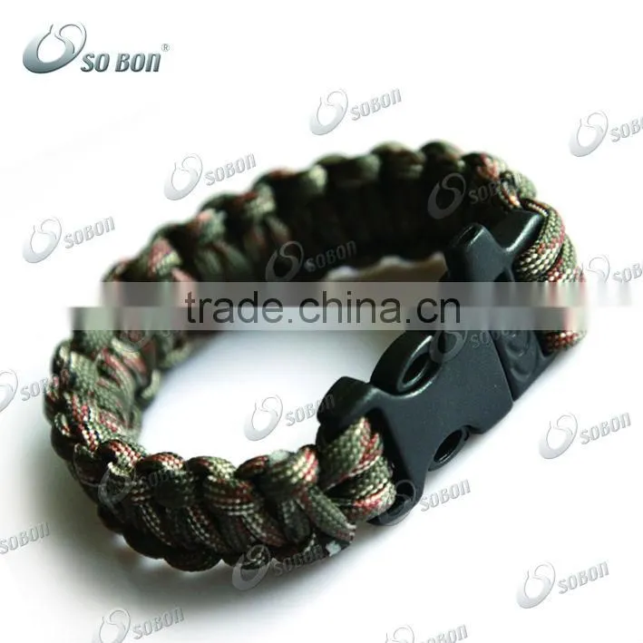 Fashion new colour paracord survival bracelet