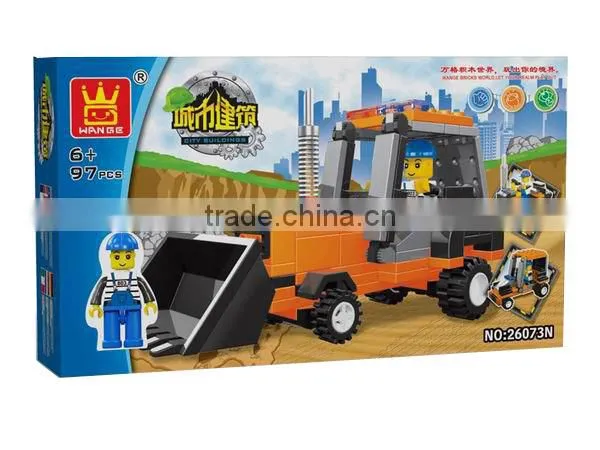 Engineering truck building block truck series