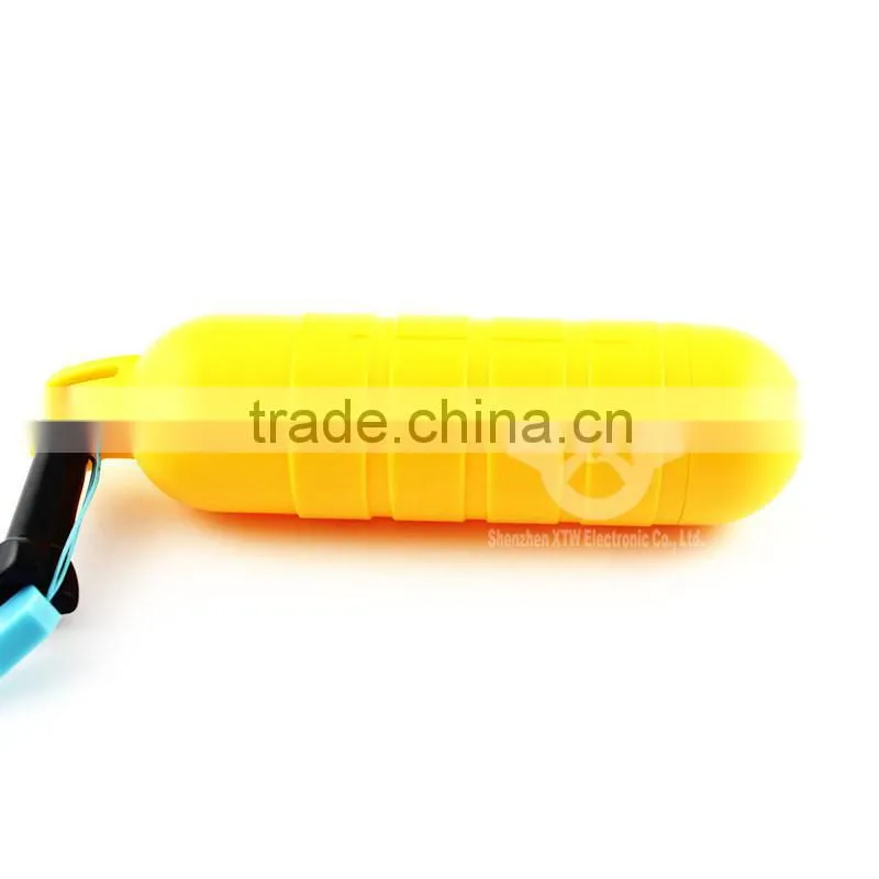 Floaty bobber with strap and screw for Gopro Hero 3+/3/2/1, Yellow & Orange