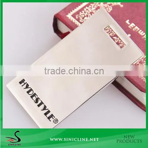 Sinicline Zinc Metal Tag With Black Paint Brand Logo For Leather Garment