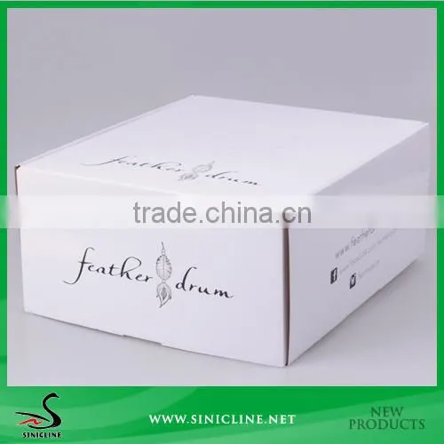 Sinicline New Design White Big Size Packaging Box