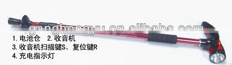Multi-function electronic torch stick with FM radio