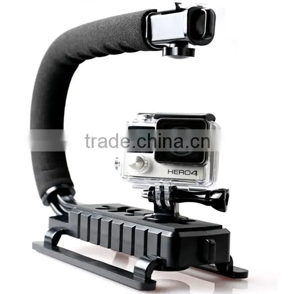 U Shape Stabilizer with Adapters for GoPro Hero 4/3+/3/2