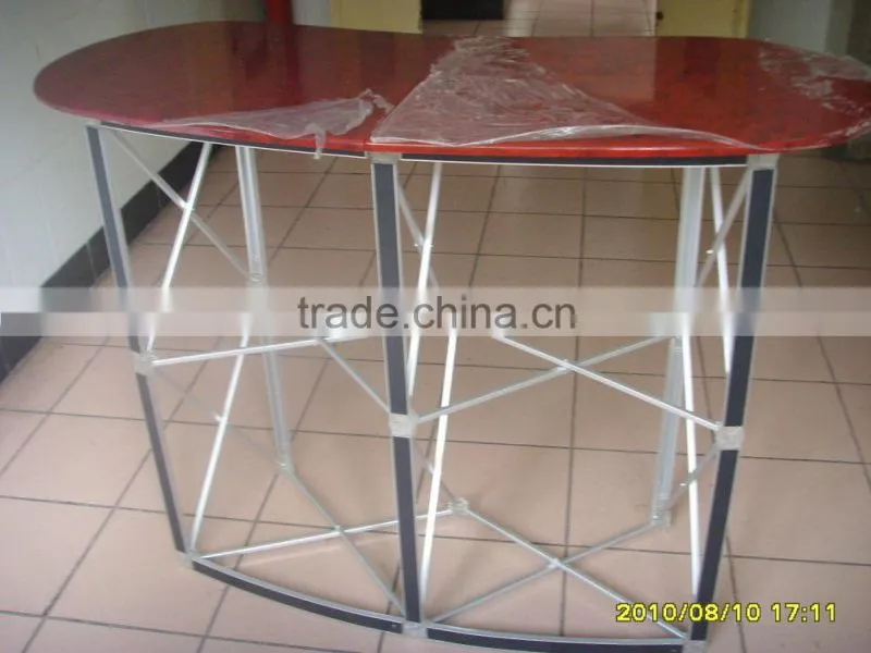 aluminum pop up counter advertising counter