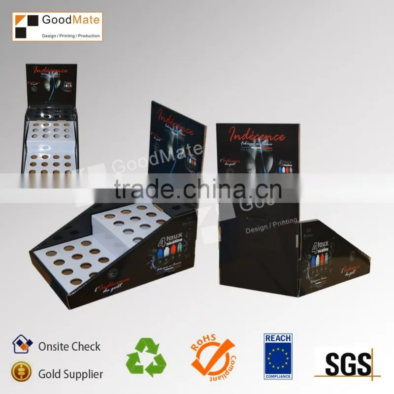 New design Corrugated Cardboard Brochure Holders Display Rack