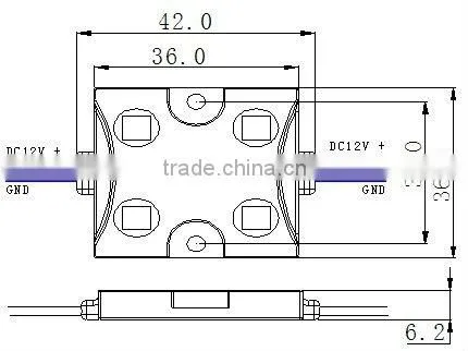 SMD5050 Gradually Changing LED Module Waterproof