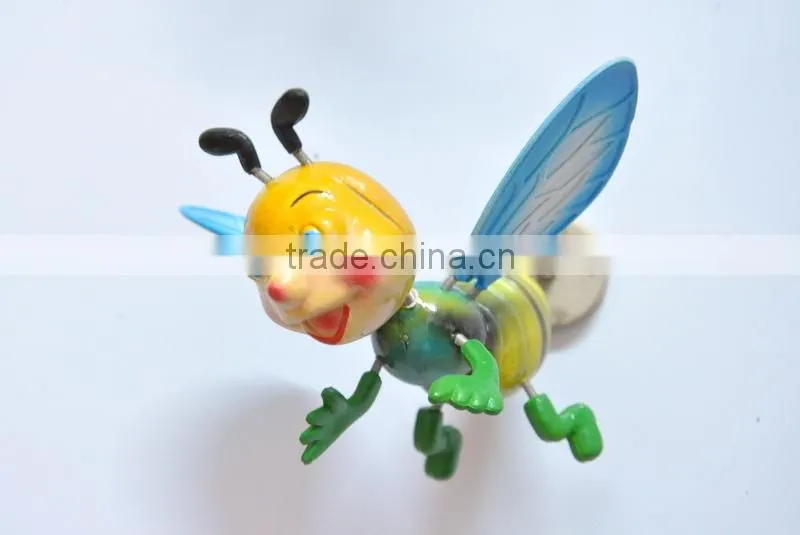 4 inch Plastic Novelty Decorative Bee Fridge Magnet