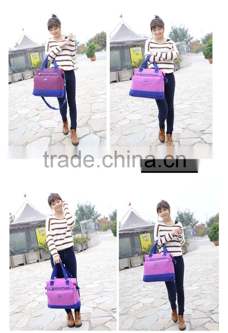 2016 hot sell canvas shoulder women bag