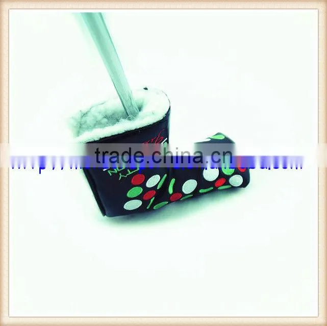 exclusive PU leather golf club head covers for blade putter