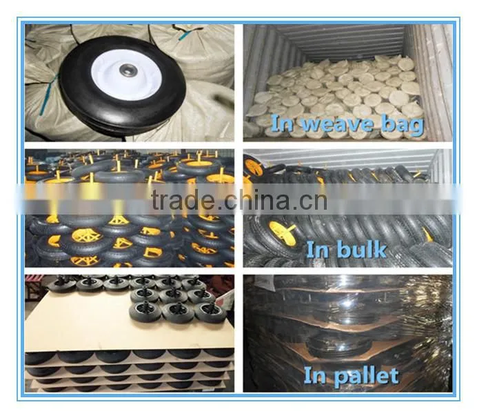 Yinzhu direct production environmental 3.00-8 polyurethane solid tire for wheel barrow