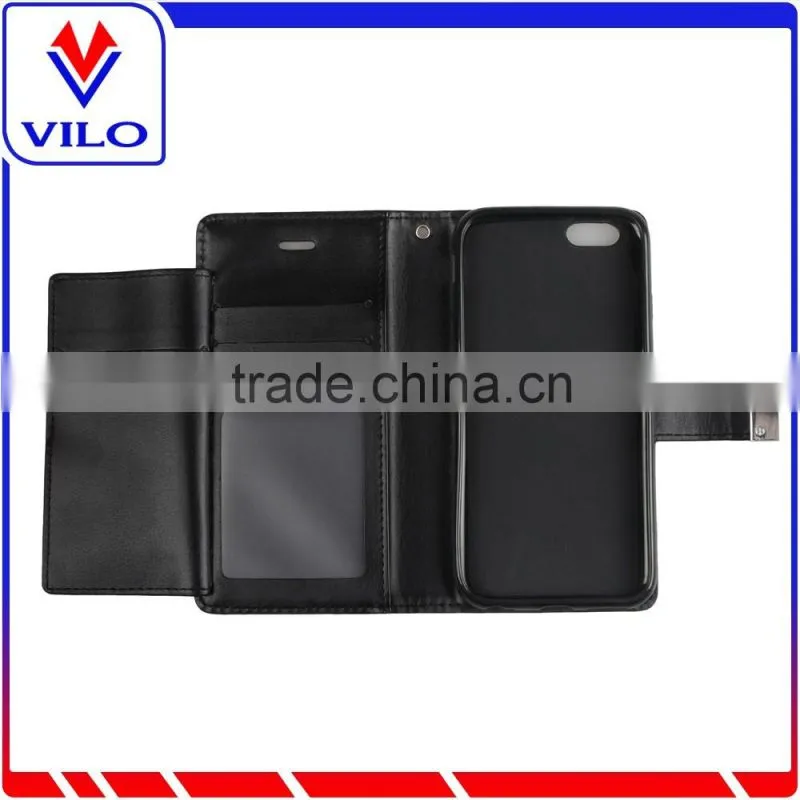 2016 new arrival leather case for Iphone SE factory direct price