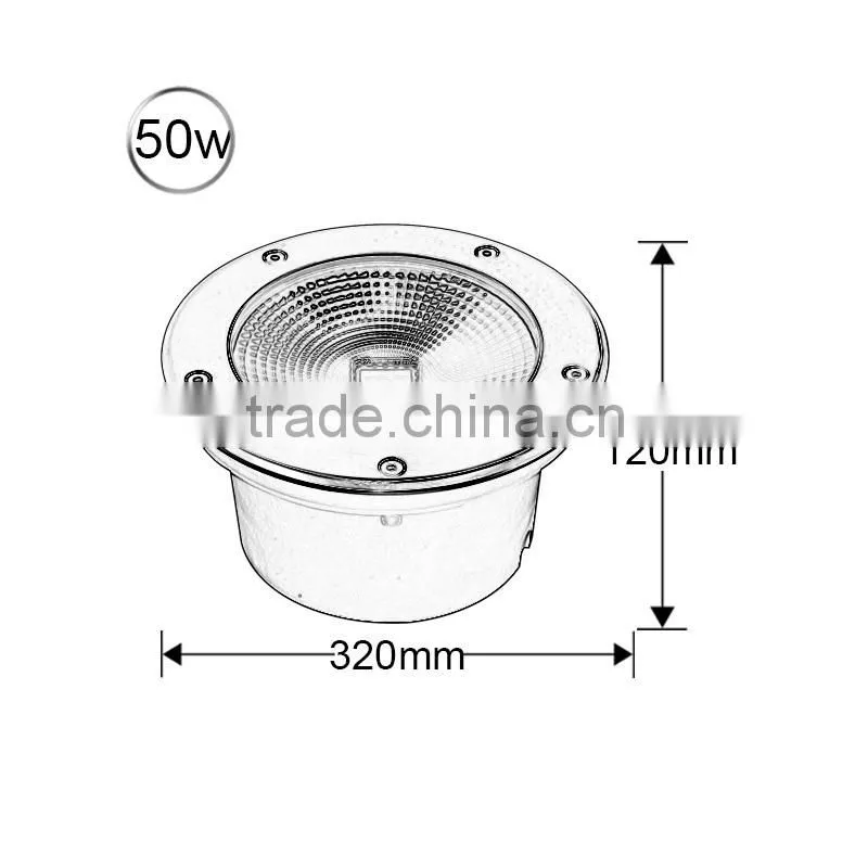 High quality with factory price led underground light 50w