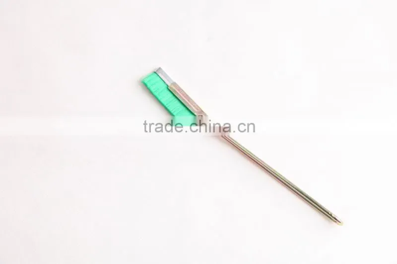 straight hand scratch brushes with handle, length 220 mm or 8 3/5"