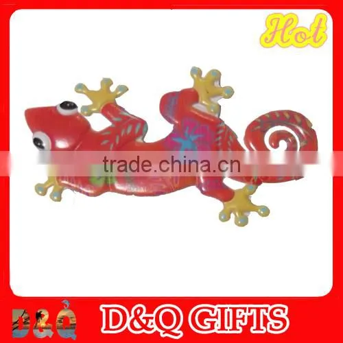 Resin souvenir lizard fridge magnet