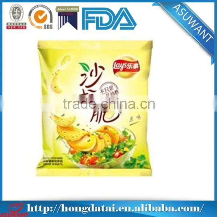 high quality custom printed potato chips bag