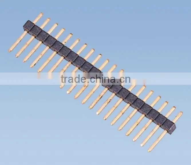 Double Row Male Pin Header H=1.0 Pitch 1.0mm 180 Degree