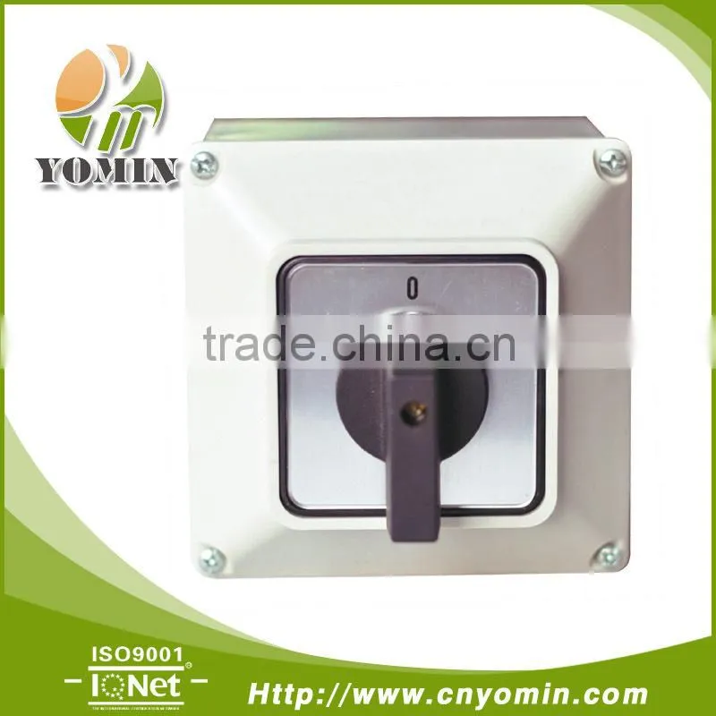 Good Quality 25A 1-CELL 3POS/2POS Cam switch with Protective Enclosure (IP65), Cam Switch/