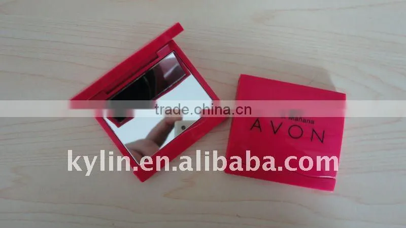 square shape double sides compact mirror