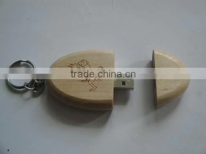 wooden USB flash drive