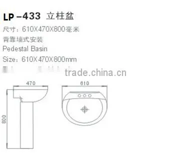 new arrival sanitary ware manufacturer pedestal basins