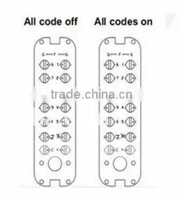 mechanical combination code lock no battery